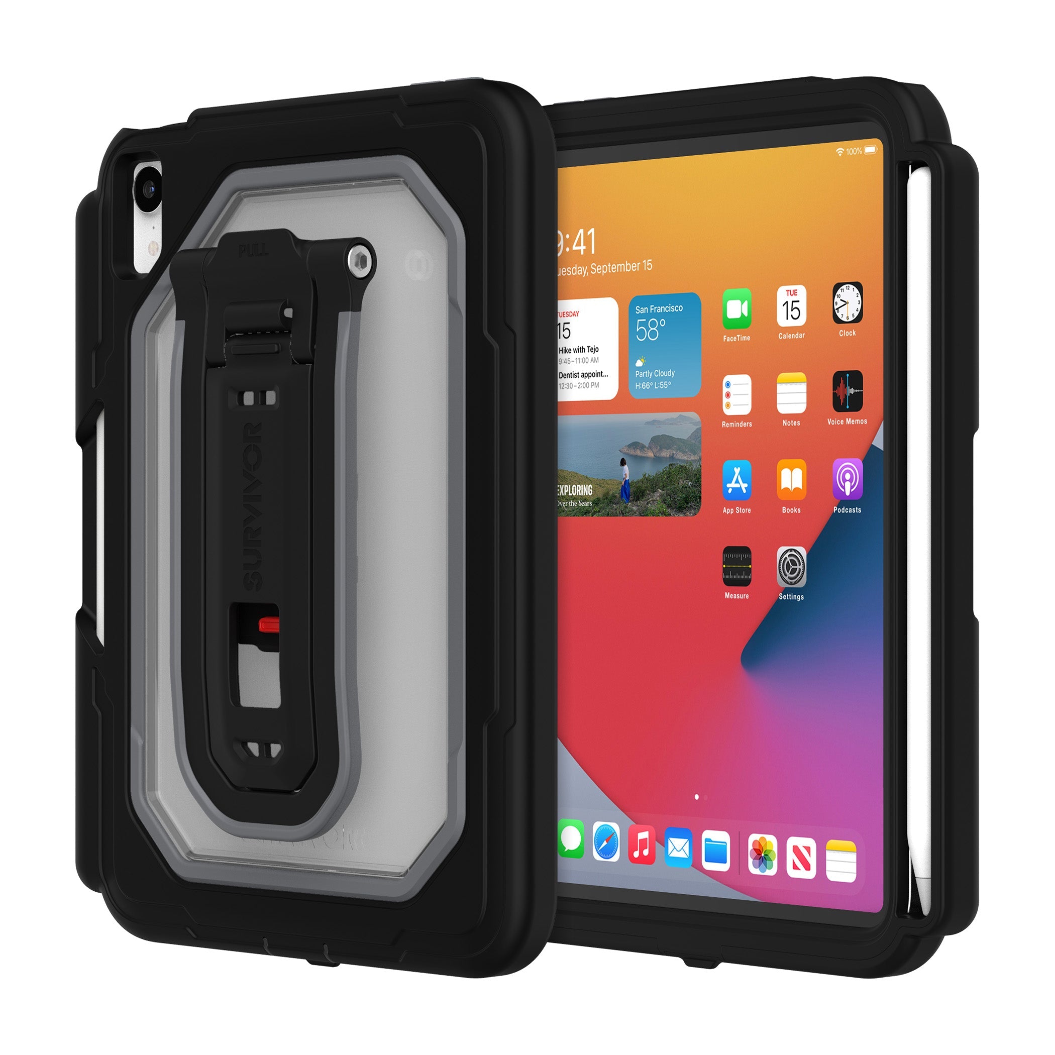 Black | Survivor All-Terrain for iPad mini 6th Generation - Black