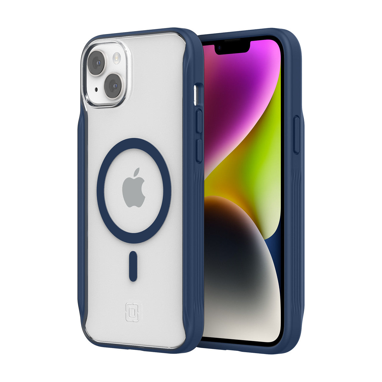 Midnight Navy/Clear | AeroGrip for MagSafe for iPhone 14 Plus - Midnight Navy/Clear